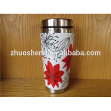 new design customized bulk buy from china stainless steel ceramic mug, color changing mug